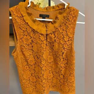 J Crew lace tank- size large